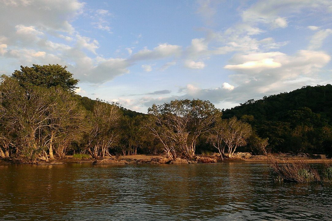 Bank of the Kaveri at Muthathi, Karnataka